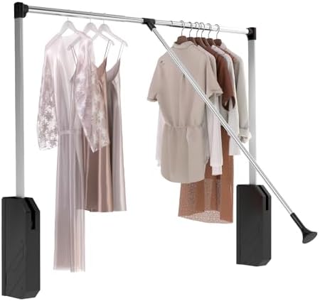 Pull Down Closet Rod, Pull Down Clothing Rod for Hanging Clothes,...