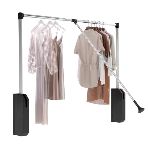 Pull Down Closet Rod Adjustable 33-45 inch