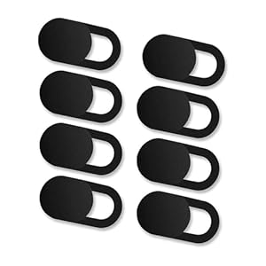 lululeague Webcam Abdeckung, Cover Kamera Laptop, 0.027 Ultra dünne Web Kamera Abdeckung für Computer Laptop, Smartphone, PC, Handyzubehör -Schutz Ihrer Privatsphäre Online (8 Stück)