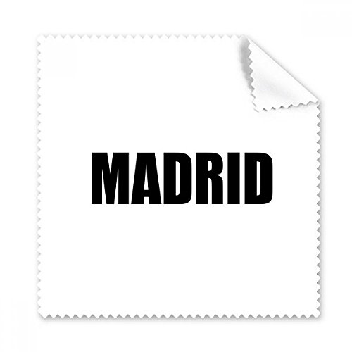 Chiffon de nettoyage écran téléphone Madrid Espagne et tissu lunettes microfibre