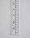 Height Rule – Fractional/Metric – 80 Inch/203 Centimeter Long – White