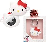 iFace Sanrio Friends Special Edition Silicone Protective Cover [ Compatible with Apple AirTag ][Cute Character Case] [Carabiner Keychain Clip Included] - Hello Kitty