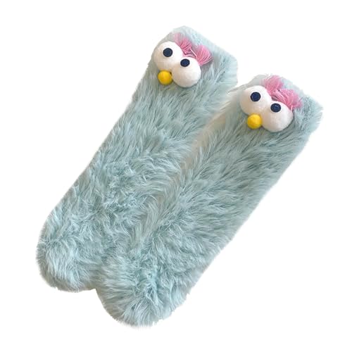 Image of TFTSR Crazy Funny Fuzzy Silly Socks for Kids Women,Girls Fluffy Slipper Novelty Fun Socks,Boy Men Cute Cozy Soft Animal Socks