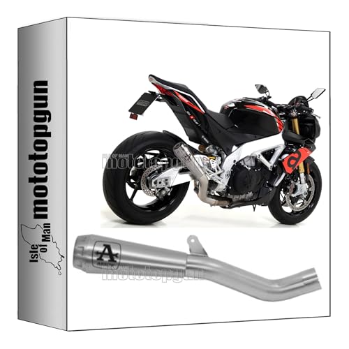 Tubo de escape Arrow 71210PRI Pro-Race reduce peso en Aprilia Tuono V4 1100 2017 2018