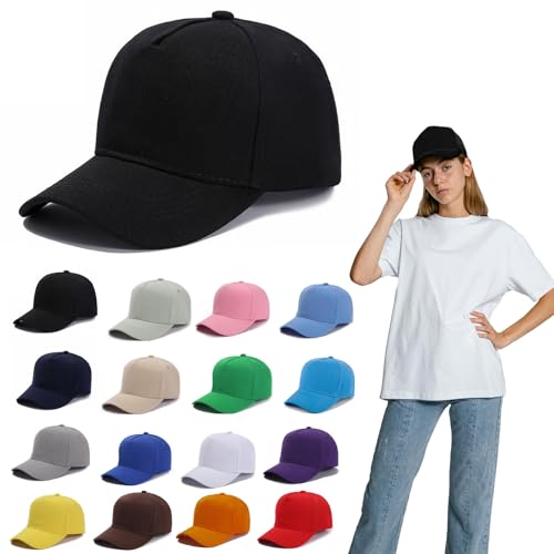 Pet Partisan 16 Pack Trucker Hat Adjustable Gorras，Blank Baseball Cap for Trucker，Wholesale Unisex Ball Cap for Men & Women (16 Packs