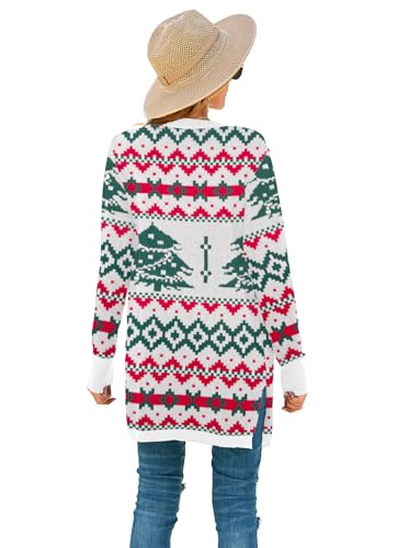 Image of TASAMO Cardigan Sweaters for Women Long Sleeve Open Front Casual Knit Fall Coat Oversized Soft Outwear with Pockets