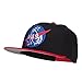 e4Hats.com Lunar NASA Patched Two Tone Snapback - Red Black OSFM
