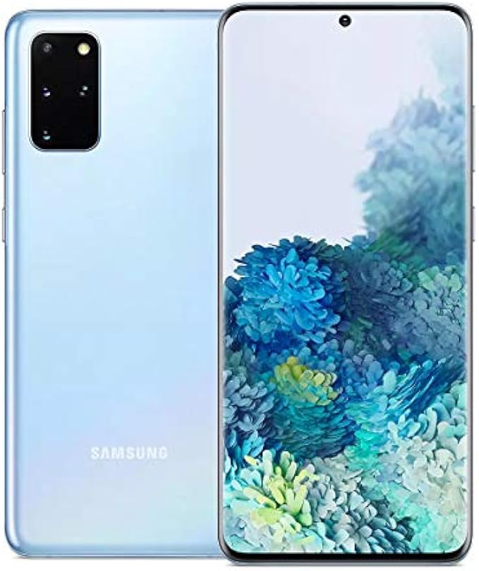 Samsung Galaxy S20 Plus SM-G985, International Version (No US Warranty), 128GB 8GB RAM, Cloud Blue - For AT&T