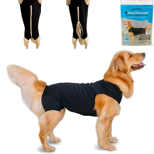 Image of Recovery Suit for Dogs After Surgery - Dog Recovery Onesie Alternative to Cone, Lightweight Breathable Surgical Recovery Suit for Male Female Dogs, E-Collar Alternative, Vet Approved