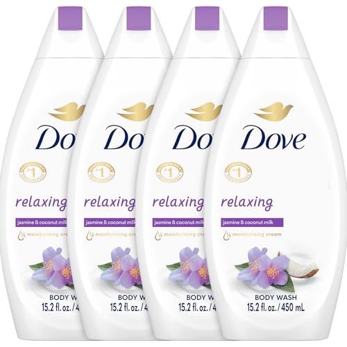 Dove Purely Pampering Cream Body Wash with Hibiscus 500ml, White, Almond, 16.9 Fl Oz image 4