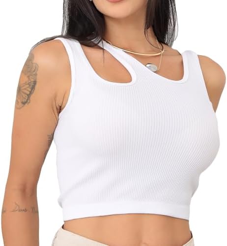 J COLOUR Regata Feminina Camiseta Feminina Decote Em Ribana Canel...