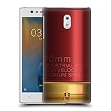 nokia metallic body phones Ultra dünn und ultra leicht Head Case Designs Schrotflinte Metal Slugs Harte Rueckseiten Handyhülle Hülle Huelle kompatibel mit Nokia 3