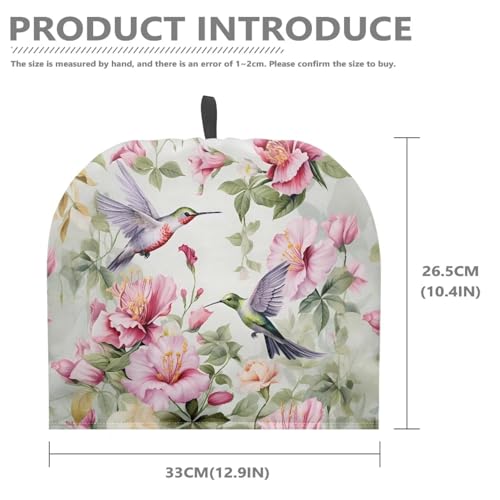 Image of Hummingbird Tea Cosy for Teapot Floral Tea Cosy for Teapot Thick Home Decorative Kettle Kitchen Dust Cover Kitchen Accessory