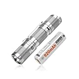 LUMINTOP小型軽量LED懐中電灯 フラッシュライト 明るさ900ルーメン 連続点灯60時間 5モード/IP68 完全防水 耐衝撃1.5M 単三電池対応 防災 停電対策 ハンディライト (Tool AA 3.0-チタン合金ー電池なし)………