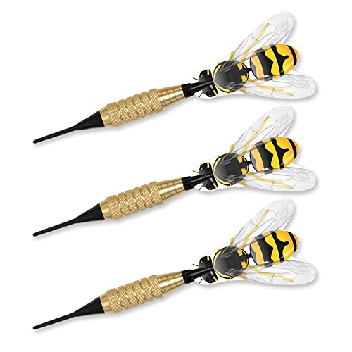Dart World 26518 Hornet Brass Soft Tip Dart (18-Gram) #TOP1