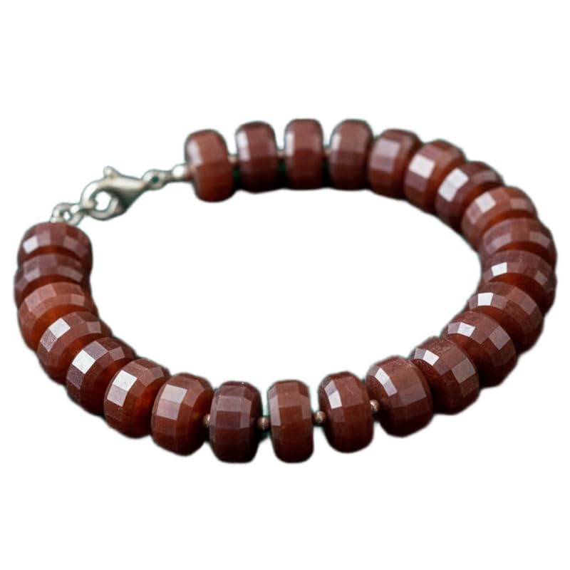 Bracelet en cornaline fait main idée cadeau d'anniversaire originale pour femme