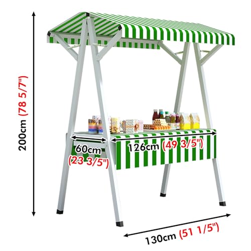 Stand de vente portable avec auvent pour simplifier vos animations