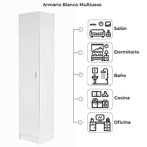 MUBLECASACOM-MUEBLECASA-COM-Armario-Eco-1-Puerta-Blanco-35cm-Ancho-x-174cm-Alto-x-38cm-Fondo MUBLECASACOM-MUEBLECASA-COM-Armario-Eco-1-Puerta-Blanco-35cm-Ancho-x-174cm-Alto-x-38cm-Fondo