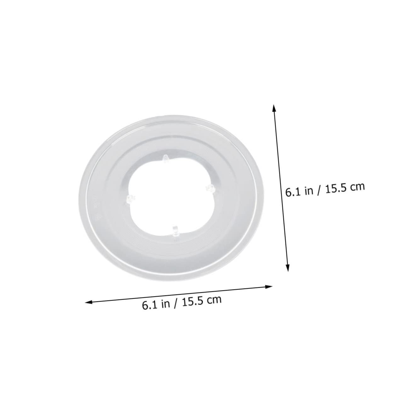 GAROZATION 2pcs Transparent Guard for Bike Lightweight Rear Hub Protector Bike Cover for Mountain and Road Cycling