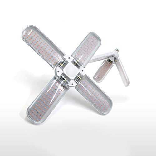 GAOXIAOMEI Full Spectrum Plant Growing Light Folding & 4 Wings 40/50W for Hydroponics,Greenhouses,Grow Tent,Plant Factory,Flower&Vegetable,50W