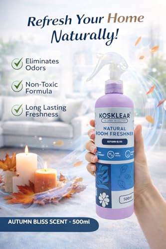 Image of Natural Room Freshener Autumn Bliss - 500 ml I Plant-Based & Chemical-Free I Skin-Friendly I Long-Lasting Warm Fragrance I Safe for Kids & Pets I Sustainable Home Freshener
