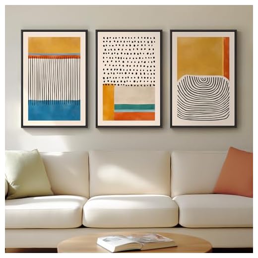 Colorful Abstract Wall Art Set for Home