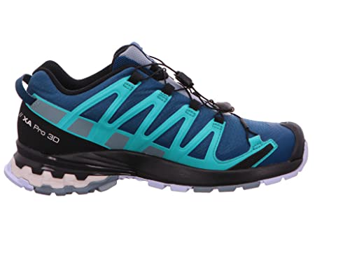Salomon Salomon Women's XA PRO 3D V8 Gore-TEX Trail Running Shoes for Women, Legion Blue/Trooper/Mint Leaf, 5