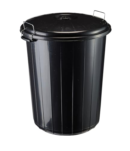Poubelle de rue 55L idéale pour les déchets extérieurs de votre jardin ou terrasse RONDO