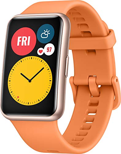 WATCH FIT Smartwatch, 1,64 Zoll AMOLED-Display, Quick-Workout-Animationen, 10 Tage Akkulaufzeit, 96 Trainingsmodi, GPS, 5ATM, SpO2-Sensor,