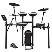 Roland TD-07KV Electronic V-Drums Kit – Legendary Dual-Ply All Mesh Head kit with superior expression and playability – Bluetooth Audio & MIDI – USB for recording audio and MIDI data – 40 FREE Melodic
