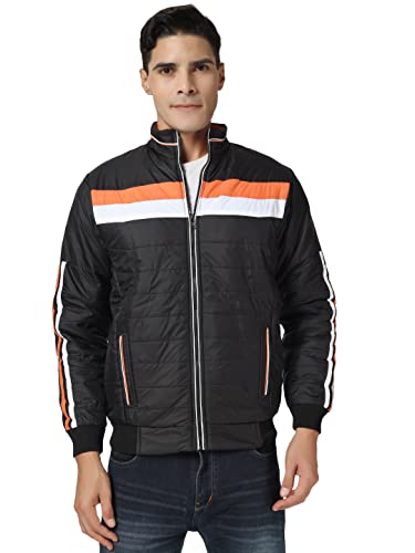 Image of TrapNation Men Solid Puffer Jacket Jerkin