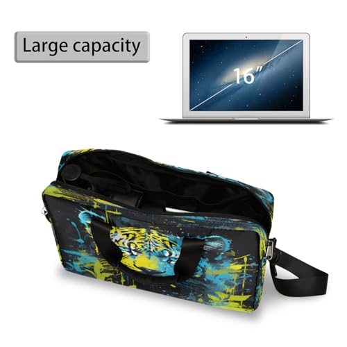 Maletín para laptop 15.6-16 pulgadas turquesa con estampado miniatura 5