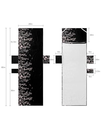 Pink Floral Beach Lounge Chair Towel Cover, Soft Chaise Lounge Towel with Side Pockets Patio Pool Chairs Cover for Beach/Pool Sunbathing 29x85 Pastoral Spring Botanical Flower Dragonfly Classic Black