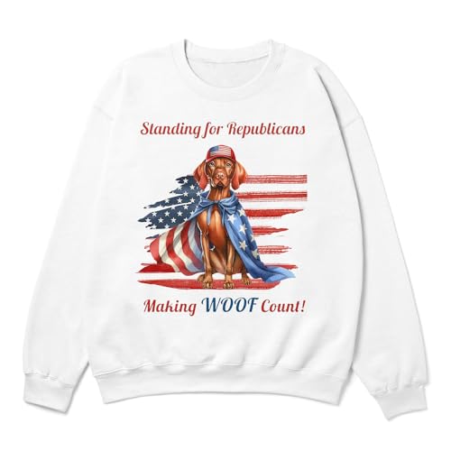 Republican Dog Making Woof Count Election 2024 Adult Youth T-Shirt Hoodie Sweatshirt