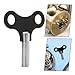 Gadpiparty Compact Steel Winding Key for Clock Repair Metal Tool for Wall and Alarm Clocks Easy to Use for Maintenance