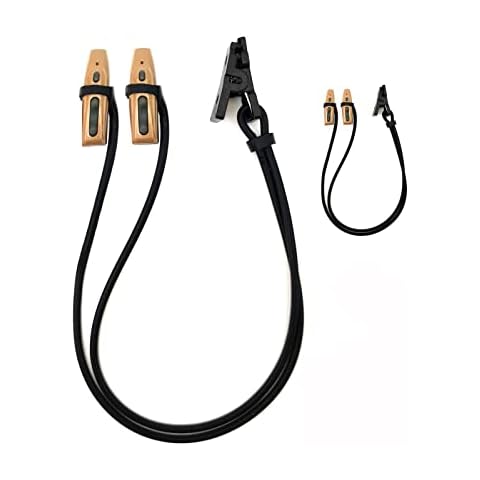 BOCOKO 2 Pieces Hearing Aid Clip Anti-Lost Lanyard BTE Protector for Adults Seniors and Kids(Black) Cover