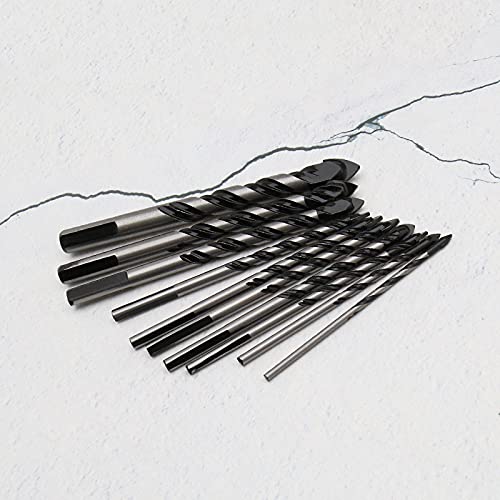 10pcs Multifunzionale Twist Drill Bit Kit Carburo