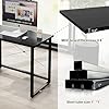 Amazon.com: Natwind Two Person Desk with Storage Shelves, 92.5