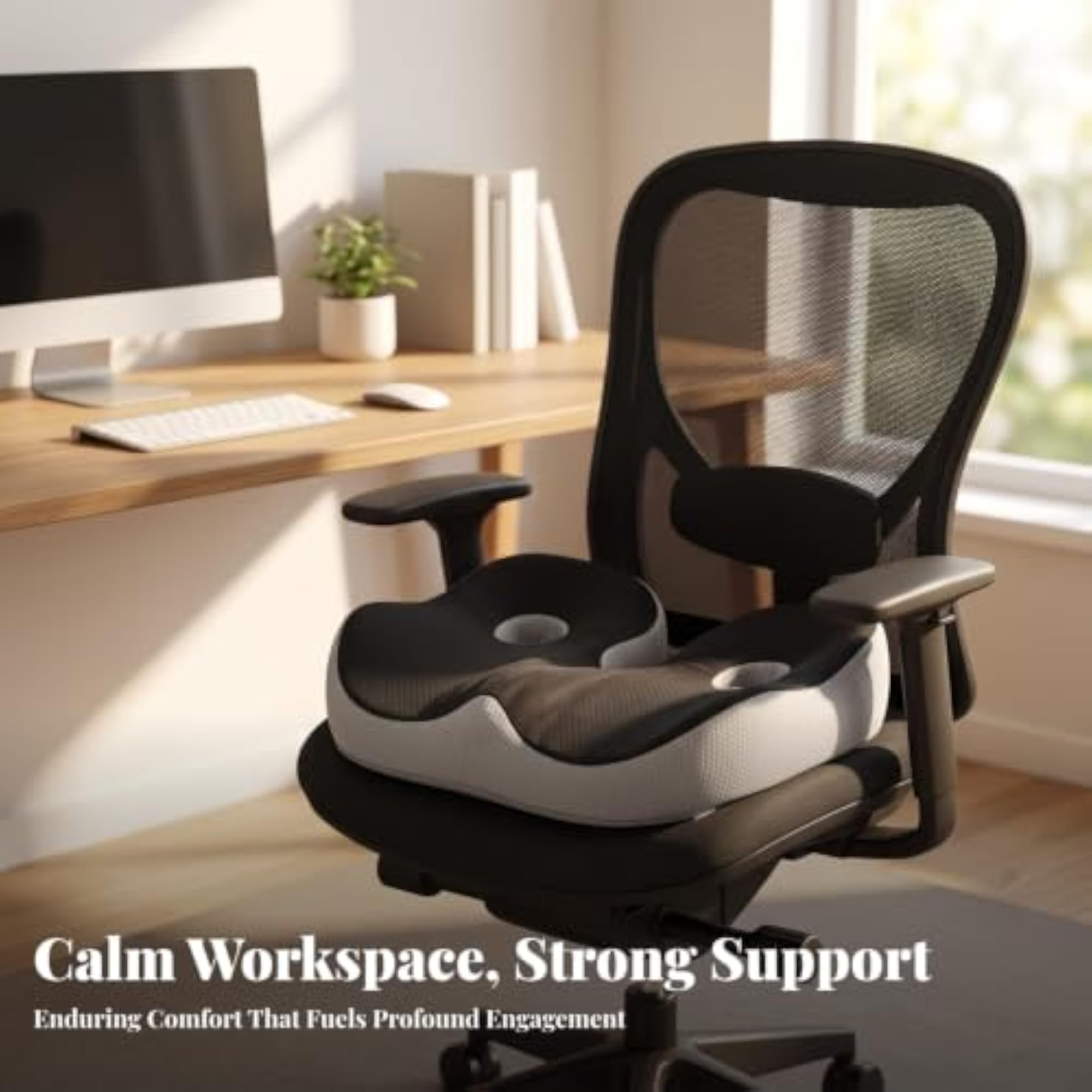 Ergonomic Memory Seat Cushion for Office Workers