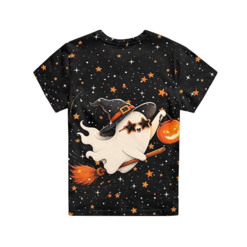 Image of Renewold Kids Novelty T-Shirt for Girls Boys Short Sleeve Crewneck Summer Tee Soft Breathable Graphic Shirt for Age 2-16