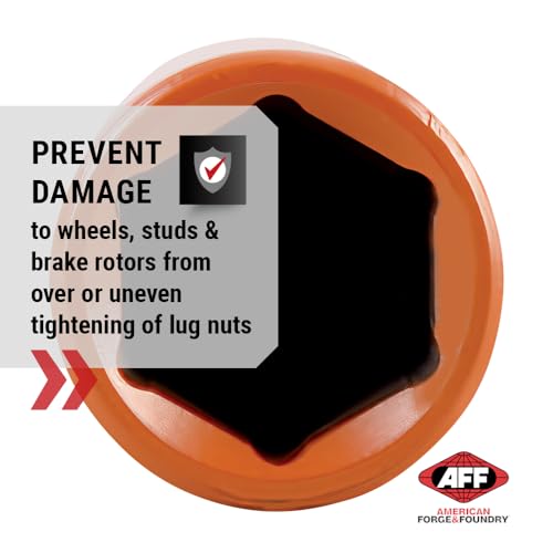 Image of AFF Torque Limited Socket, 1 /2 inch Drive, 22mm, 110 ft /lbs, Copper, 40253