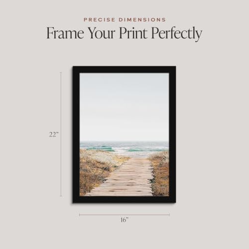 Image of Americanflat 16x22 Poster Frame - Engineered Wood - Black