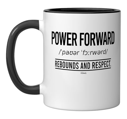 Power Basketball Forward Mug Black/White