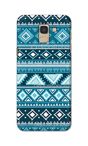 Image of PRINTFIDAA Coloured Tribal Pattern Hard Back Cover for Samsung Galaxy J6 (2018) (5.6 inch) / Samsung On 6 (2018), J600F / DS Back Cover -(P6) KAT1008