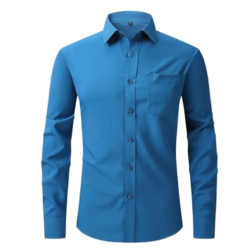 Chemise habillée homme WOLONG extensible et infroissable en taille L