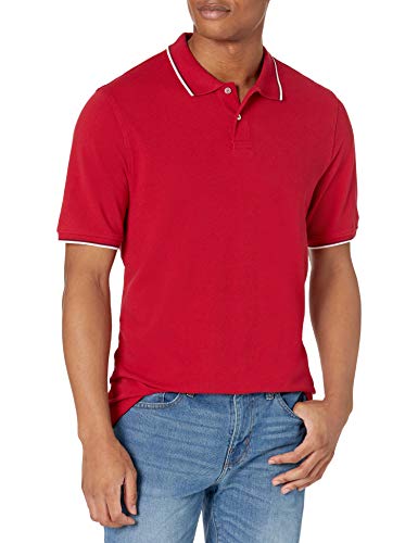 Image of Amazon Essentials Men's Regular-Fit Short Sleeve Cotton Pique Polo Shirt (Available in Big & Tall)