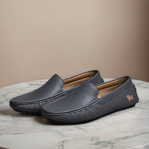 Image of Neeman's Dapper Loafers Stylish Shoes for Men | Casual & Formal Loafer Footwear | Slip-On Without Lace | Lightweight, Soft Cushioned Office Shoe for Man