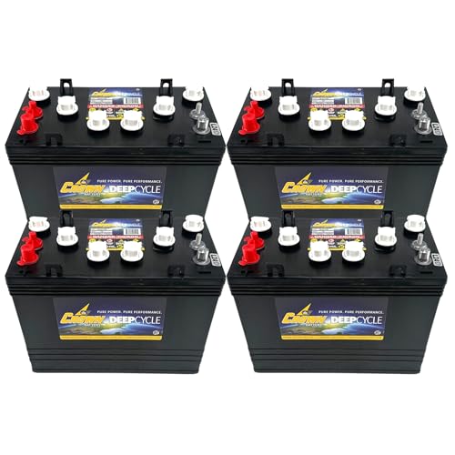 Crown CR-GC150 12V Deep-Cycle Batteries (Set of 4)