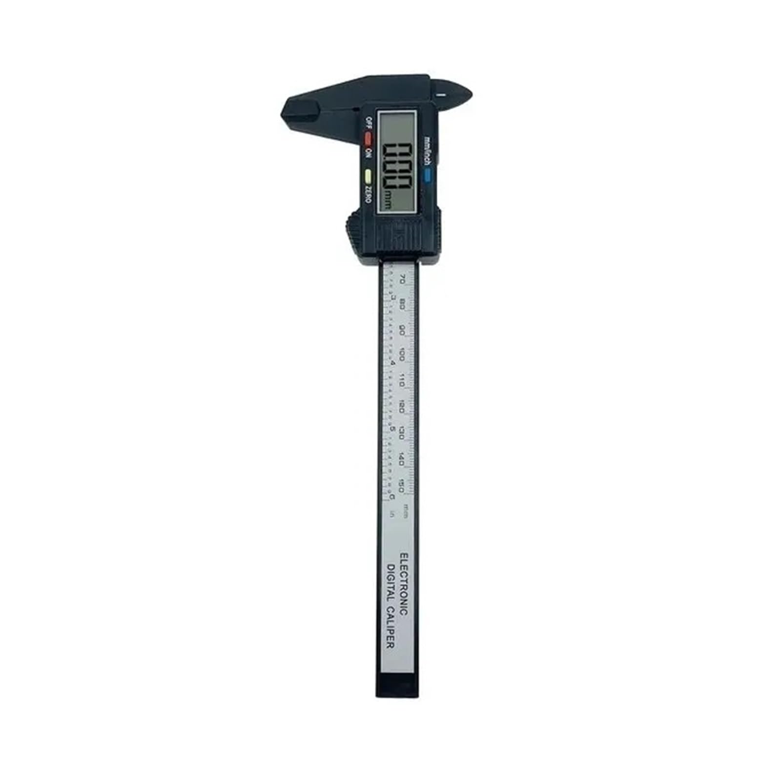 Micrometer, 150mm/100mm Digital Caliper, Carbon Fiber Electronic Vernier with LCD, Precision Measuring Tool/Micrometer Ruler(150mm)