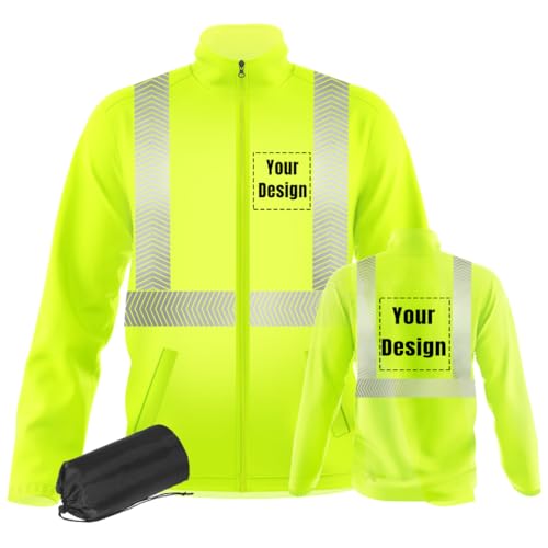 YOWESHOP Hi Vis Reflective Safety Jackets Customize Logo Lightweight Shirts Light and thin Workwear